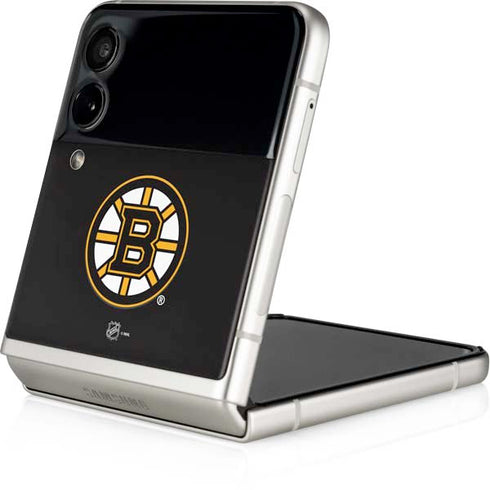 NHL Boston Bruins Solid Background Galaxy Z Flip4 5G Skin